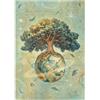 Carta di riso A new Beginning The World Tree Stamperia