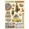 Wooden Shape Colorato Art of Travelling