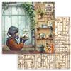 Carta Scrap A new Beginning terrarium Stamperia