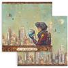 Carta Scrap A new Beginning grattacieli Stamperia