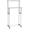 Domo Pak Dk Living Stander Appendiabiti Doppio, 75x42x98min -165max (acciaio+pp)