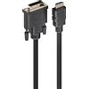 Ewent Cavo Adattatore HDMI a DVI-D Ewent - Connessione di qualità tra Dispositivi HDMI e Schermi DVI-D, Full HD 1080p @60Hz - Lunghezza: 2 Metri