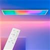 Lightbox Basic Pannello a LED per montaggio in superficie | 120 x 30 cm | dimmerabile tramite telecomando | pannello per parete e soffitto con luce frontale digitale a LED IC RGB e CCT (3000-6500 K) |