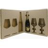 Mirabella Franciacorta DOCG Blanc de Blanc Edea Brut Mirabella in Confezione Regalo con Calici