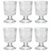 IVV Speedy Set 6 Calici in Vetro Soffiato 240 ml Trasparente