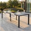 MIlani Home ARIZONA - consolle da giardino in alluminio allungabile