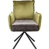 Kare Design - Chelsea Sedia con Braccioli, Multicolore, One Size