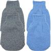 EIYVPRA 2 Paia di Guanti Esfolianti Scrub per la Rimozione di Sporco e Pelle Morta, Guanto da bagno, Adatto a tutti i tipi di pelle, Corpo per Bagno Doccia Rimozione Abbronzatura Cheratosi Pilaris(Blu,Grigio)