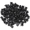 Tyenaza Pinzette per Capelli Piccole, Pinze Per Capelli, 100 PCS Mini Piccola Clip Artiglio per Capelli Pinzette Capelli Piccole Mini Clip di Plastica nera Morsetto Abbigliamento Accessori per Capelli