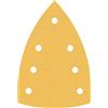 Bosch Professional 10x Carte abrasive Expert C470 con 7 fori (per Legno duro, Vernice su legno, 100x150 mm, Grana 120, accessorio Levigatrice palmare)