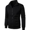 Cardigan Uomo con Zip Casual Tinta Unita Giacca Leggera 👕 Spedizione Gratis