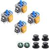 AKNES HallPi TMR Joystick Elettromagnetico di Ricambio per Controller DualShock PS4, Accessori di Riparazione Stick Anti-Drift per Controller Playstation 4-2 Paia