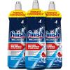 Finish Brillantante Lavastoviglie, 3 Confezioni da 800 ml di Brillasciuga, Additivo Lavastoviglie per Stoviglie Splendenti e Asciutte