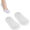 Leinggg Calzini Idratanti in Silicone, Calzini di Cura Del Piede Rimuovi Pelle Mort Idratante Piedi, calzini in silicone per piedi, Calzini Spa Piedi per Pelle Secca, Talloni Screpolati Peeling