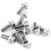 Walfront 10 Pezzi M8 304 Viti Flangiate Esagonali in Acciaio Inox Bulloni di Fissaggio(M8*20)