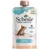 Schesir kitten complete nutrition tonnetto in crema bustina 150gr