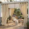 SK Studio 2 Pezzi Tende da Esterno Tende Termiche Isolanti Tende Idrorepellenti con Anelli per Portico, Pergolato, Cortile, Porta Pergolato Stile 14, 253x241cm