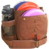 Disc Living Sacca da golf per dischi, borsa da golf Frisbee, leggera, adatta fino a 10 dischi, cinghia da cintura, imbottitura con tracolla regolabile, design a doppio bottone frontale, tela