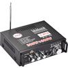 Docooler 600W Amplificatore Audio,HiFi Audio Stereo Bluetooth Radio Portatile per Auto o Casa, con Telecomando ed Mini Display 2CH LCD, 12 V / 220 V