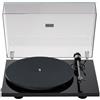Pro-Ject E1.2 Phono nero laccato giradischi a cinghia con testina Pick IT MM E