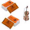 Hugfads 2 Pz Colofonia Violino Pece Naturale per Archi - Adatta a Violino, Viola, Violoncello - Presa Ottima, Adesione Forte e Poca Polvere - Set di 2 in Scatola di Plastica