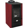 Stufe A Pellet Italia California 9 Kw - 5 Stelle (PACK WI-FI) Colore: Rosso