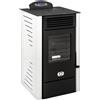 Stufe A Pellet Italia California (PACK WI-FI) 10 Kw Colore: Bianco