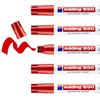 Edding Maxi Marcatore permanente; conf. 5 pz.; punta a scalpello; colore verde; tratto 5-15 mm