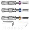 Dioche Set di Grimaldelli Tubolari Strumenti Professionali per Grimaldelli in Acciaio Inossidabile per Fabbri Principianti Kit di Emergenza per la Sicurezza Domestica