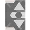 MANI TEXTILE - Tappeto Zino Grigio Dimensioni - 120 x 180
