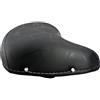 Selle Montegrappa Sella per bicicletta da città in pelle look retrò per bici da città e beachcruiser 07F nero - Made in Italy