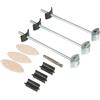 Trend ZIPBOLT kit connettori piani lavoro 26-40 mm acciaio zincato | Per giunzioni rapide e sicure 26-40 mm: include punta esagonale 5 mm e biscotti n.20 ZIP/35/164/3