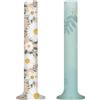 YANGSHINE 2 coperture antipolvere per ventole a torre, copertura antipolvere per ventola verticale per supporto domestico da 99-133 cm, copertura decorativa con motivo a margherite