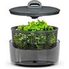 Zyliss Easy Spin Centrifuga per Insalata Piccola, Capacità: 3,5L, Asciuga Lattuga con Corda a Strappo, Pulsante Freno, Base Antiscivolo, Lavabile in Lavastoviglie, Senza BPA