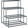 Outsunny Scaffale Porta Piante Portavasi a 4 Livelli, 94x84x110 cm, Verde Scuro | Aosom Italy