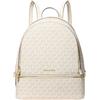Michael Kors Rhea Medium Signature Logo Backpack Light Cream Multi