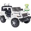 Globo Jeep Wrangler Rubicon Bianco Elettrica BT LI-ION 12 Volt con Radiocomando