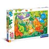 Clementoni Puzzle 24 Maxi Pezzi Dinos Happy Oasis 28524 di Clementoni