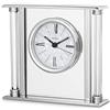 Bulova The B2454 The Pearl Tabletop Clock, Mirror Polished Silver