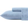 Nautica - Set di lenzuola per letto matrimoniale, lenzuolo con angoli e federa, stile casual per la casa (spina di pesce blu costiero, regina)