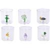 Ad Trend Bicchiere Vetro Borosilicato Ass. 36 Cl Decoro Misto 1 Pz