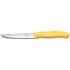 Victorinox Coltello da Bistecca / Pizza Lama 12 Cm Swiss Classic Manico Giallo 1 Pz