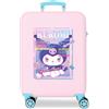 Sanrio Kuromi Current Mood Valigia da Cabina Rosa 38 x 55 x 20 cm Rigido 2 kg Chiusura a combinazione Laterale ABS 2 kg 34 L Bagagli a Mano