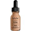 NYX Professional Makeup Fondotinta Total Control Pro Drop, Dosaggio preciso, Copertura personalizzabile e modulabile, Formula vegana, Finish come una seconda pelle, 13 ml, Tonalità: Medium Olive