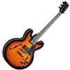 Eko Fusion Sunburst Chitarra Semiacustica