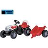 Rolly Toys Trattore a Pedali Rolly Toys Stayer con Rimorchio-con Roll-Bar o Versione Ruspa