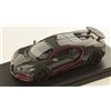 Looksmart BUGATTI CHIRON SPORT GREY CARBON W/ITALIAN RED FRAME 1:43