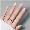 Luxbon Unghie Press On Mandorla Corte Soft, Unghie Finte Acrygel con Colla No-Cure, Kit 041 Strumenti Completo, Taglie 13-16 30-32 Tips
