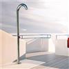 AMA Luxury Shower Doccia da Giardino acqua fredda TITANO in acciaio AISI 316L