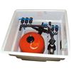 Blulab Locale Tecnico Piscina TEXAS 11 m³/h filtro California SIDE 500 - pompa Nitro 550